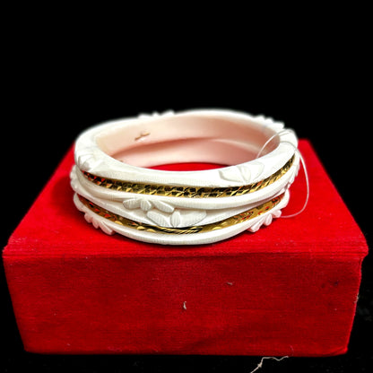 Gold plated original shankha for women