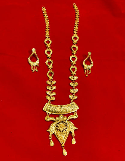 Gold plated copper based long har for women