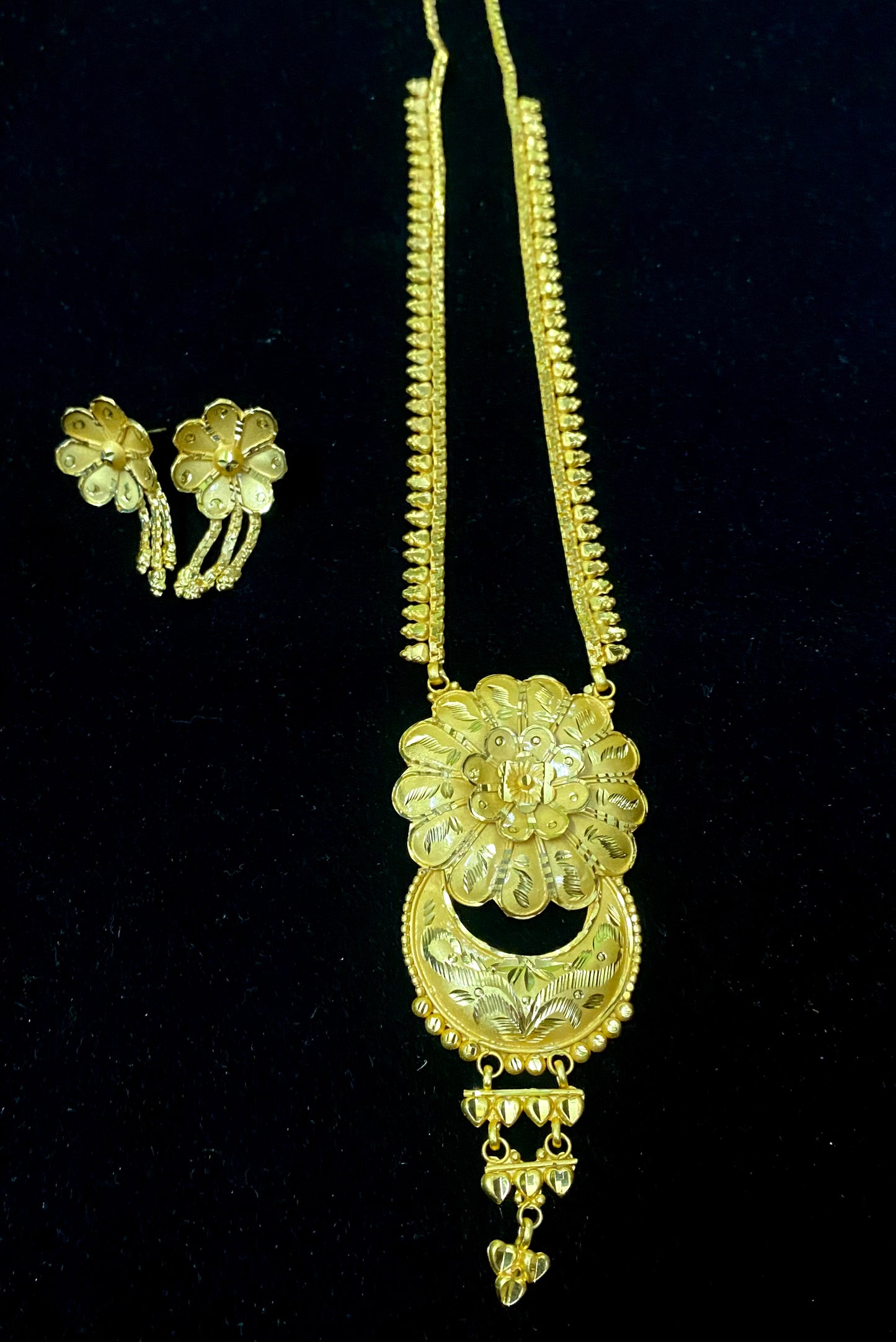 Gold plated Long har