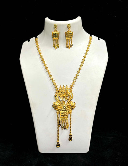 Copper based Gold plated long har for women