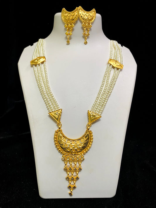 Gold plated long sita har