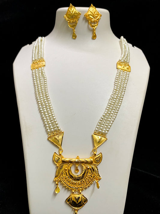 Gold plated Pearl sita har